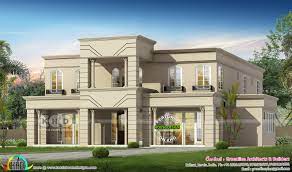 Maybe you would like to learn more about one of these? Flat Roof Colonial House Plan With 5 Bedroom Kerala Home Design And Floor Plans 8000 Houses