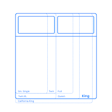 Those looking for a longer bed can purchase the. King Size Bed Dimensions Drawings Dimensions Com