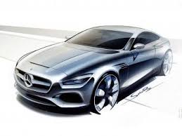 Mercedes Benz S Class Coupe Preview Design Sketches Mercedes S Class Coupe Mercedes Concept Mercedes S Class