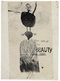 David Hockney Kaisarion And All His Beauty Mca David Hockney Hockney Drawings