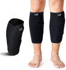 Calf Support Brace 2 Pack Adjustable Shin Splint Compression Calf Wrap In 2020 Shin Splints Calf Strain Compression Calf Sleeves