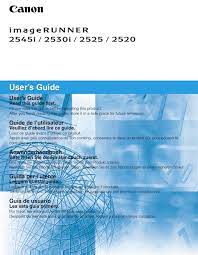 Pilote d'imprimante ufrii lt logiciel. Canon Ir 2525 User Manual Pdf Download Manualslib