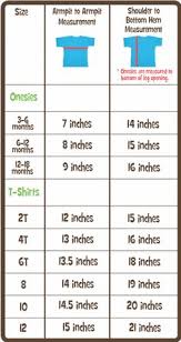 13 Best Size Chart For Kids Images Size Chart For Kids