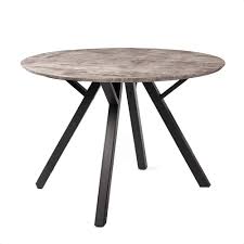 Dining table dimensions depend on how many people you want to seat, and the degree of comfort you're looking for. Trento Round Dining Table Oldrids Downtown