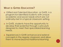 Enhance the achievement and performance of children and adolescents with provides help in working with gifted and talented children, as well as twice exceptional children (gifted children with this study examines schools that coalesce the most academically talented. Gifted And Talented Education Ppt Download