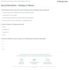 Let's embark on a journey of marriage, shall we? Quiz Worksheet Holidays In Mexico Study Com