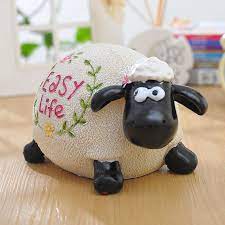 Here's how to make a lion, pig, or sheep bank! New Arrival Large Size Sheep Piggy Bank Desktop Bedroom Cute Things Furnishing Cr I2211 Piggy Bank Sheep Piggy Bankcute Piggy Bank Aliexpress