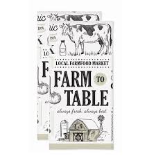 Check spelling or type a new query. 2pk Farm Animals Print Kitchen Towel Mu Kitchen Target