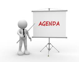 From latin agenda (things that ought to be done), future passive participle (gerundive) of agō (i do, act, make). Creating A Productive Meeting Agenda Virtual Meeting Management