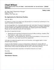 Jul 28, 2021 · cover letter vs resume cover letter: Electrician Cover Letter Sample