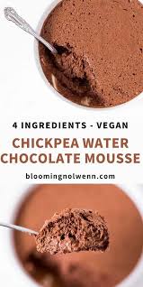 Vegan Chocolate Mousse With Aquafaba Easy Blooming Nolwenn In 2020 Vegan Chocolate Mousse Dessert Recipes Vegan Chocolate