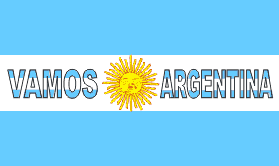The circle in the middle of the flag represents the sun. Unnofficial Variants Of The Argentine National Flag