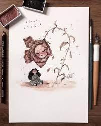 Dushevno 3 Girl Drawing Sketches Drawing Illustrations Drawings
