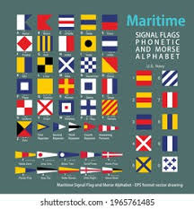 Bravo zulu, typically signalled with naval flags on ships at sea and meaning well done is also commonly used in written communication by the . Nautical Alphabet International Maritime Signal Flags Stock Vector Royalty Free 1580309065