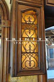 Iron Inserts On Cabinets Love Tuscan Kitchen Mediterranean Home Decor Wrought Iron Fireplace Screen