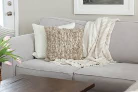 How To Choose Throw Pillows For A Gray Couch The Diy Playbook The deeply textured pair layers wonderfully with our other globally inspired textiles, thanks to a classic palette and geometry that mix and match with ease. throw pillows for a gray couch