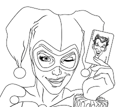 Touch device users, explore by touch or with swipe gestures. 20 Free Printable Harley Quinn Coloring Pages