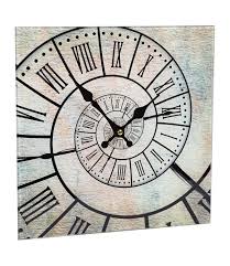 Diseños de tatuajes para parejas con números romanos Reloj De Pared De 30 Cm Diseno Espiral Con Numeros Romanos Panamericana
