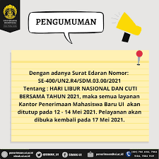 Tak heran jika banyak calon mahasiswa yang seleksi masuk ui (simak ui) adalah ujian seleksi terpadu yang diselenggarakan bagi calon mengunggah berkas atau dokumen persyaratan pendaftaran tapi khusus untuk program. Simak Ui Beitrage Facebook