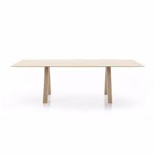 Solid wood is a durable natural material. Table Trestle By Viccarbe