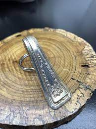 Rare Vintage Purse Hook Silver Key Finder Ring Money Tie Etsy Vintage Purse Purse Hook Silver