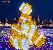 3m Height Custom Christmas Tree Cone Light 3D LED Motif ...