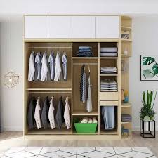 Source Modern Style Sliding Door Clothes Cabinet Bedroom Furniture Set Garderobe Multifunction Armoire Armoire Storage Clothes Cabinet Clothes Cabinet Bedroom