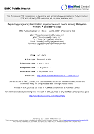 Identified policies and legal sources related to abortion Pdf A Qualitative Exploration Of Contraceptive Practice And Decision Making Of Malaysian Women Who Had Induced Abortion A Case Study