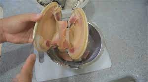 Prepping Pismo Clams For Cooking - Youtube