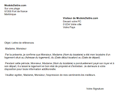 Nom, prénom adresse téléphone email. Lettre De References Pour Un Bon Locataire Immobilier Logement