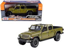 Maybe you would like to learn more about one of these? 2021 Jeep Gladiator Overland Open Top Pickup Truck Matt Green 1 24 1 27 Diecast Model Car By Motormax Walmart Com Walmart Com