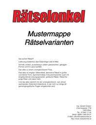 Als buchstabe wird das zeichen einer schrift bezeichnet. Mustermappe Ratselvarianten Alle Pc Sind Gleich