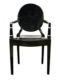 Xandra Arm Chair Black Unique Furniture Design Chair Acrylic Chair