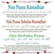 Untuk bacaan niat puasa ramadhan beserta latin dan terjemahnya adalah sebagai berikut. Niat Puasa Ramadhan Cikguariff