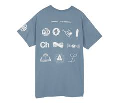 Infinity Sponsors T Shirt Stone Blue Everything Now