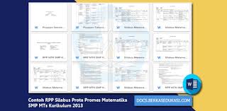 Sahabat edudasi, setelah sekian lama libur semester, mungkin saat ini sahabat semua sedang mempersiapkan perangkat pembelajaran bukan.? Contoh Rpp Silabus Prota Promes Matematika Smp Mts Kurikulum 2013 Dokumen Berkas Edukasi