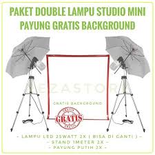Jual beli online aman dan nyaman hanya di tokopedia. Beli Paket Double Lampu Foto Studio Mini 25 Watt Free Background Payung Murah Lighting Foto Produk By Rezastore Dari Reza Store Eas Kendal H Studio Mini Watt