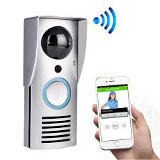 Cusam Video Interphone Sonnette Wifi Intelligent Sans Fil Video Porte Telephone Cloche 720 P Camera Night Vision Motion Detection Deux Facon Audio Porte Telephone Interphone Et Sonnette
