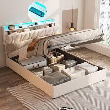 Fameill Full Size Lift Up Storage Bed