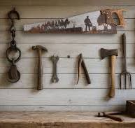 Logger Saw Art Gift | Heritage Series Rustic Metal Wall Decor