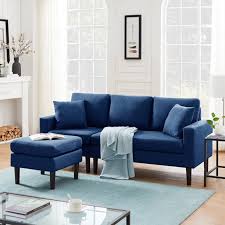 Small living rooms always needs special attention while planning. Uhomepro Convertible Sectional Sofa Couch 77 W L Shaped Couch With Modern Polyester Fabric For Small Space High End Living Room Furniture Couch Sofa Set Comfortable Fabric Sofa Navy Blue Q15614 Walmart Com Walmart Com