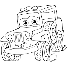 Contoh mewarnai gambar mobil yang keren dari berbagai jenis. Mewarnai Gambar Mobil Jeep Aneka Mewarnai Gambar