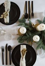 Black And Gold Dining Table Decor Simple Ideas For Natural Nordic Christmas Decorations Nordic Christmas Decorations Gold Christmas Decorations Christmas Table Decorations