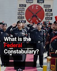 The Frontier Constabulary, formed in ...