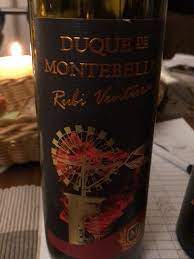 Spanish monastrell (2017 vintage) among top 2% of all wines in the world (2016 vintage) Duque De Montebello Rubi Ventura Tinto Vivino