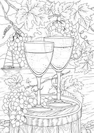 Coloring page created from black & violet (1923) by vassily kandinsky. Wine For Two Favoreads Coloring Club
