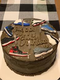 My Little Sister Made Me A Jumpman Cake For My 32nd Birthday With My Favorite Silhouettes Cake Cupcake Cakes 32 Birthday