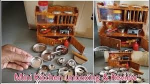 23pcs stainless steel utensils non toxic indian kitchen set great kitchen toys. Mini Kitchen For Real Steel Cooking Set Little Cooking Kitchen Unboxing Kids Kitchen Set Youtube