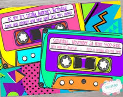 Whatever the occasion, microsoft makes creating an invitation for your special event remarkably easy with professionally designed invitation templates. 80 S Party Invitation Etsy 90s Theme Party Baby Shower Party Invitations 90s Party Invitation