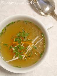 Consomme Double Doppelte Rinderkraftbruhe Brotwein
